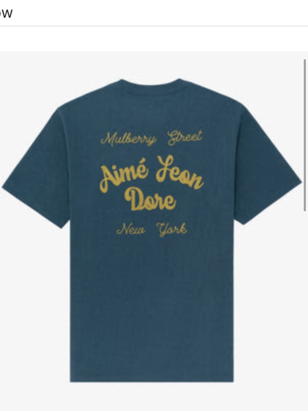 Aime Leon Dore Printed Chain Stitch Tee